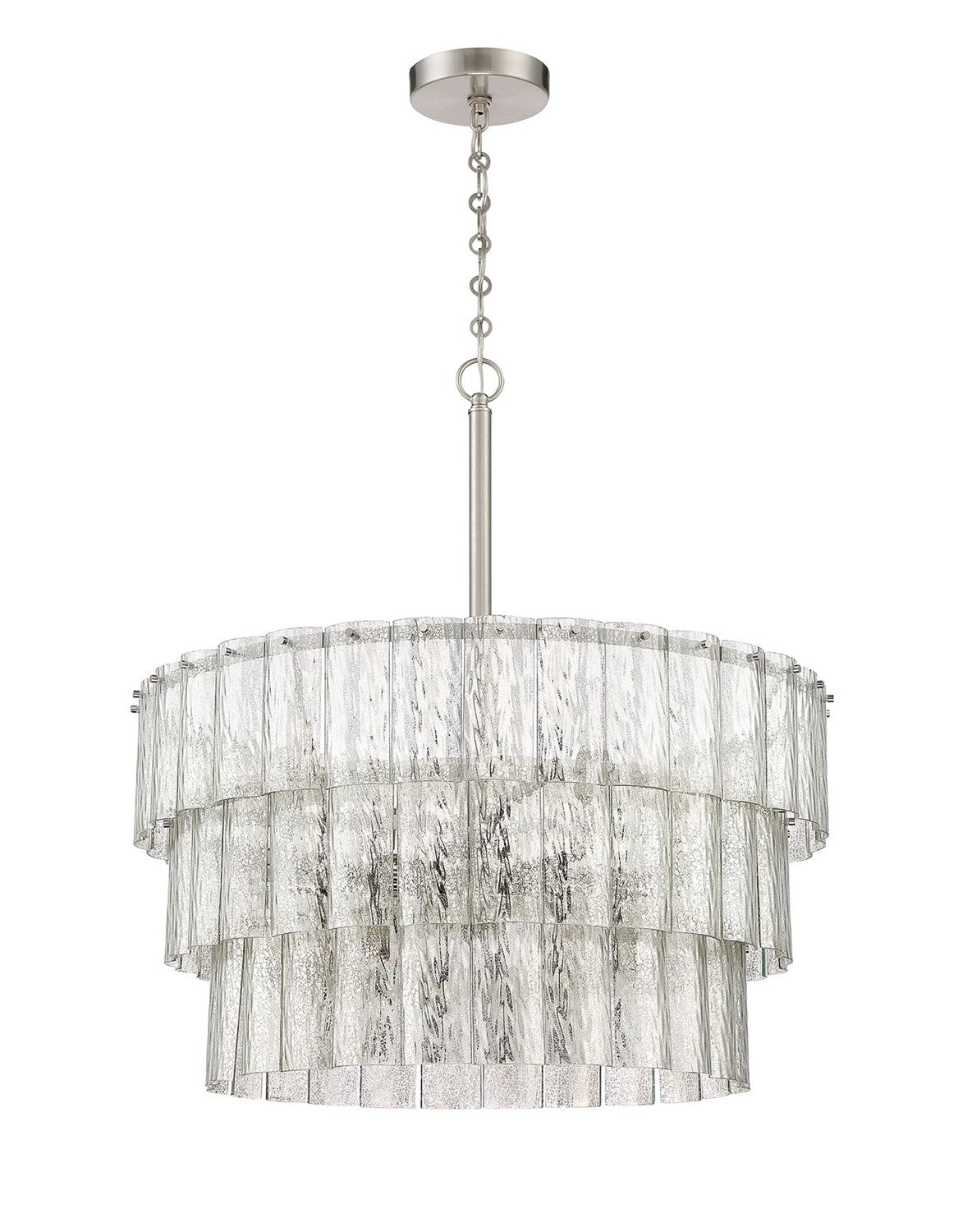 Museo 12 Light Pendant in Brushed Polished Nickel by Craftmade