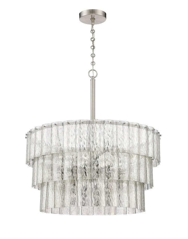 Museo 12 Light Pendant in Brushed Polished Nickel by Craftmade