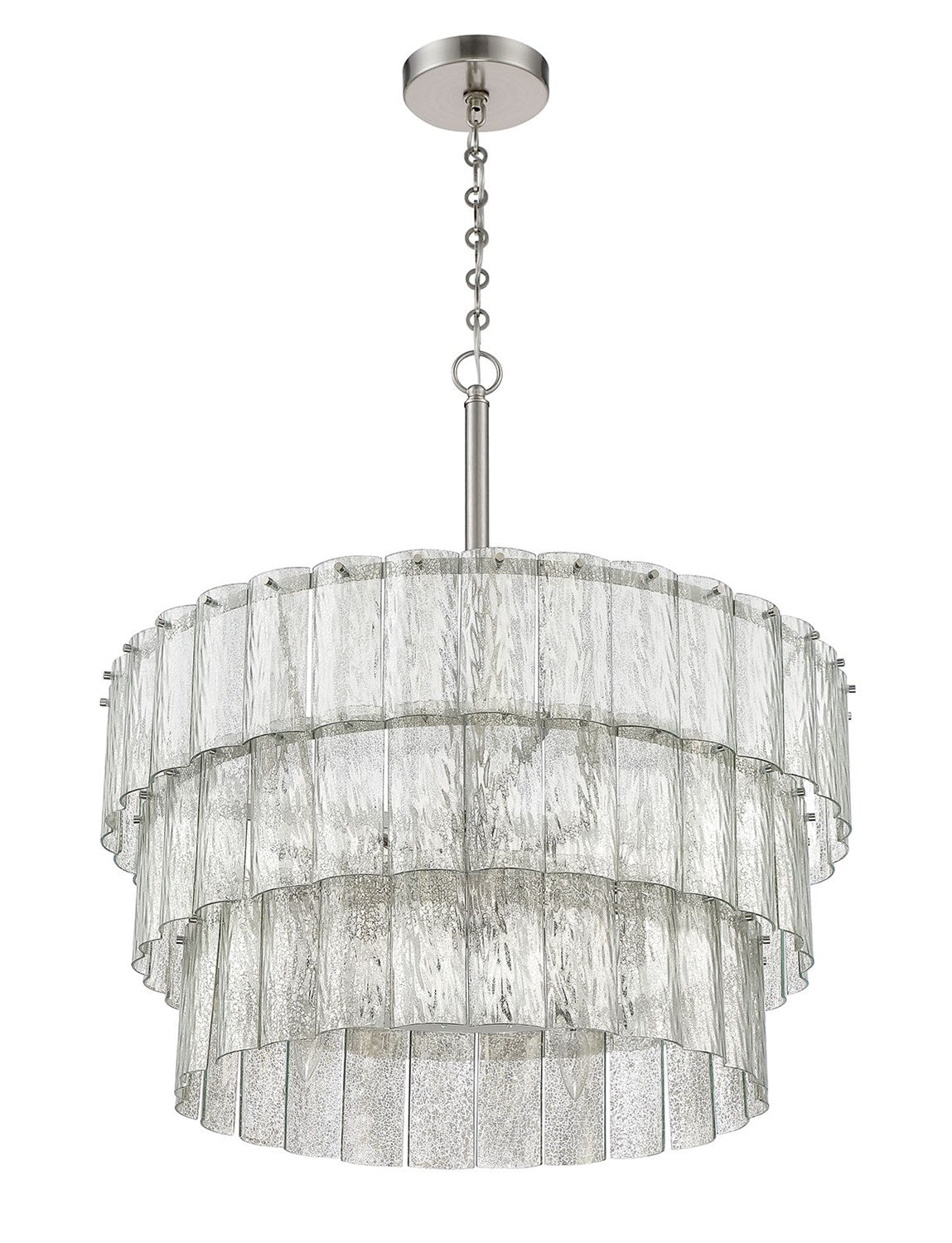 Museo 12 Light Pendant in Brushed Polished Nickel