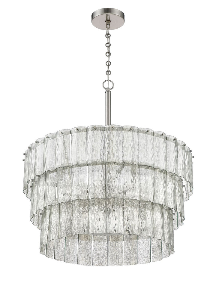 Museo 12 Light Pendant in Brushed Polished Nickel