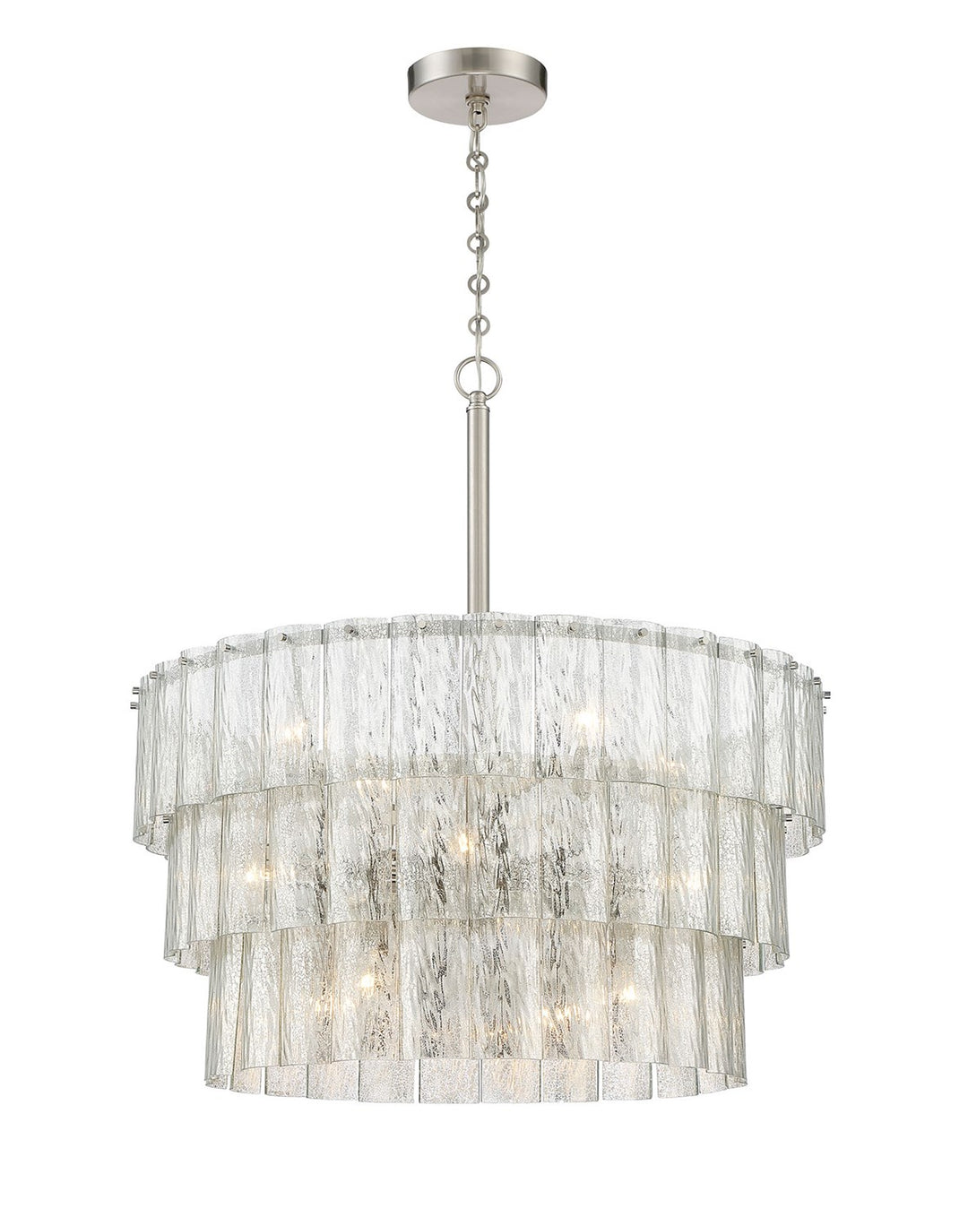Museo 12 Light Pendant in Brushed Polished Nickel