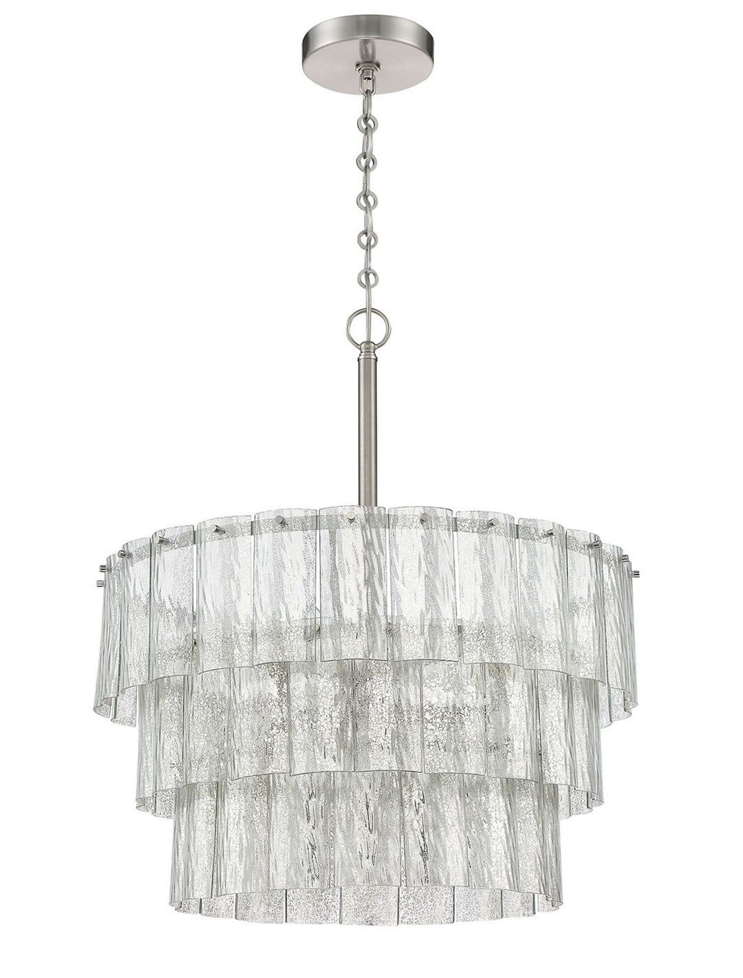 Museo 9 Light Pendant in Brushed Polished Nickel by Craftmade