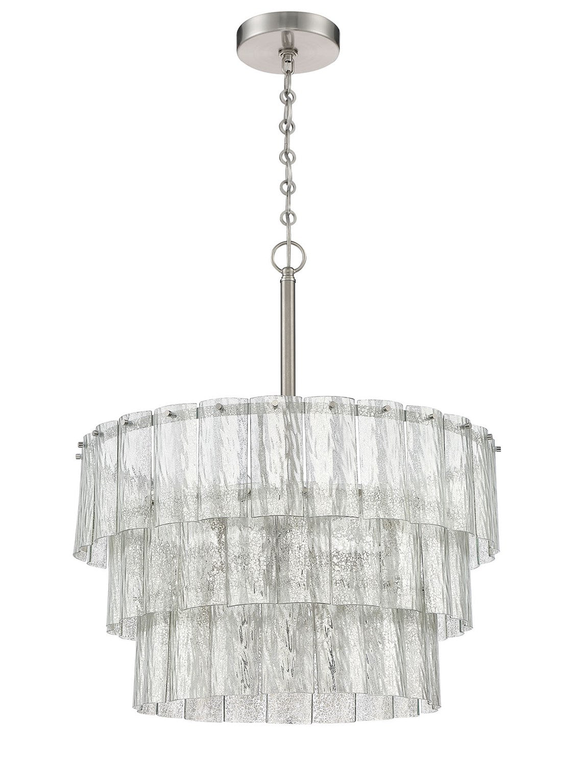 Museo 9 Light Pendant in Brushed Polished Nickel by Craftmade