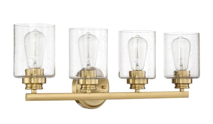 Bolden 4 Light Vanity in Satin Brass by Craftmade