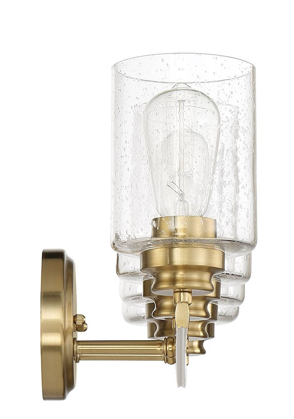 Bolden 4 Light Vanity in Satin Brass