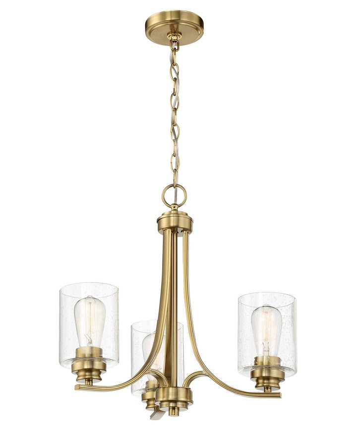Bolden 3 Light Chandelier in Satin Brass