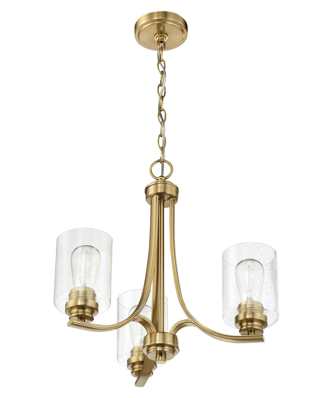 Bolden 3 Light Chandelier in Satin Brass
