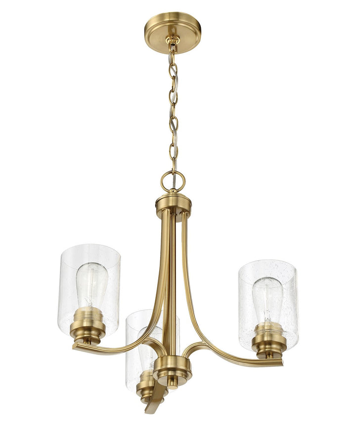Bolden 3 Light Chandelier in Satin Brass