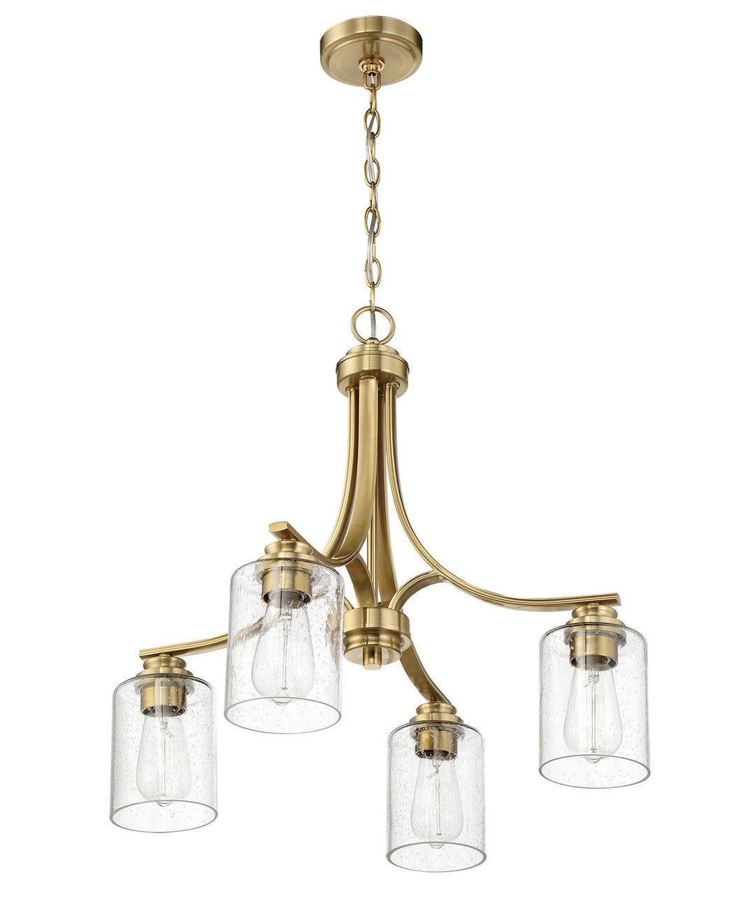 Bolden 4 Light Chandelier in Satin Brass