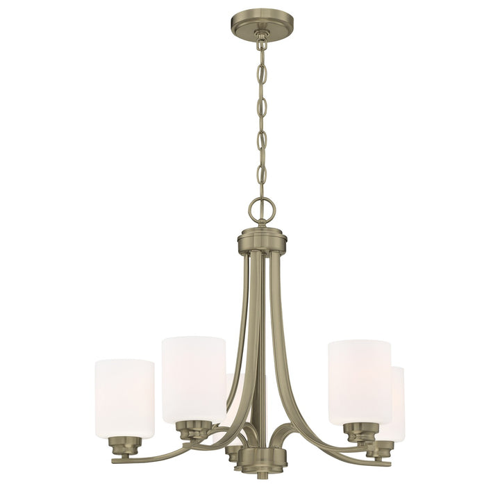 Bolden 5 Light Chandelier in Satin Brass