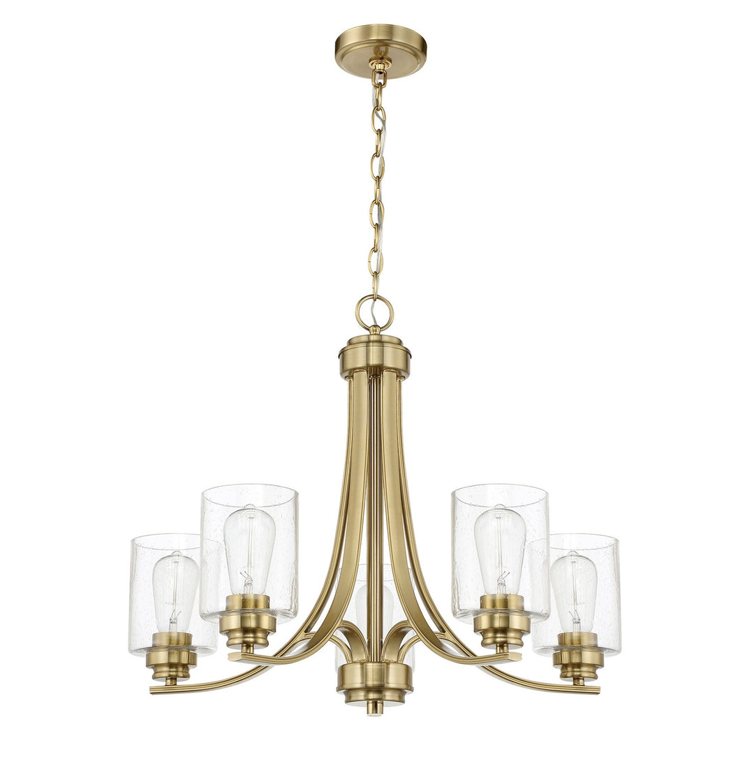 Bolden 5 Light Chandelier in Satin Brass