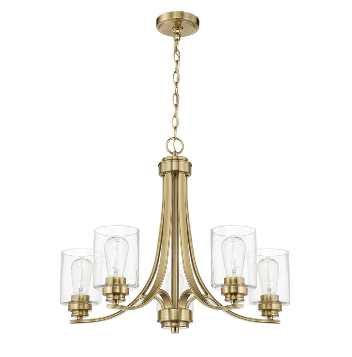 Bolden 5 Light Chandelier in Satin Brass