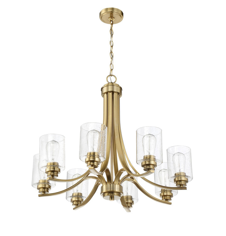 Bolden 8 Light Chandelier in Satin Brass