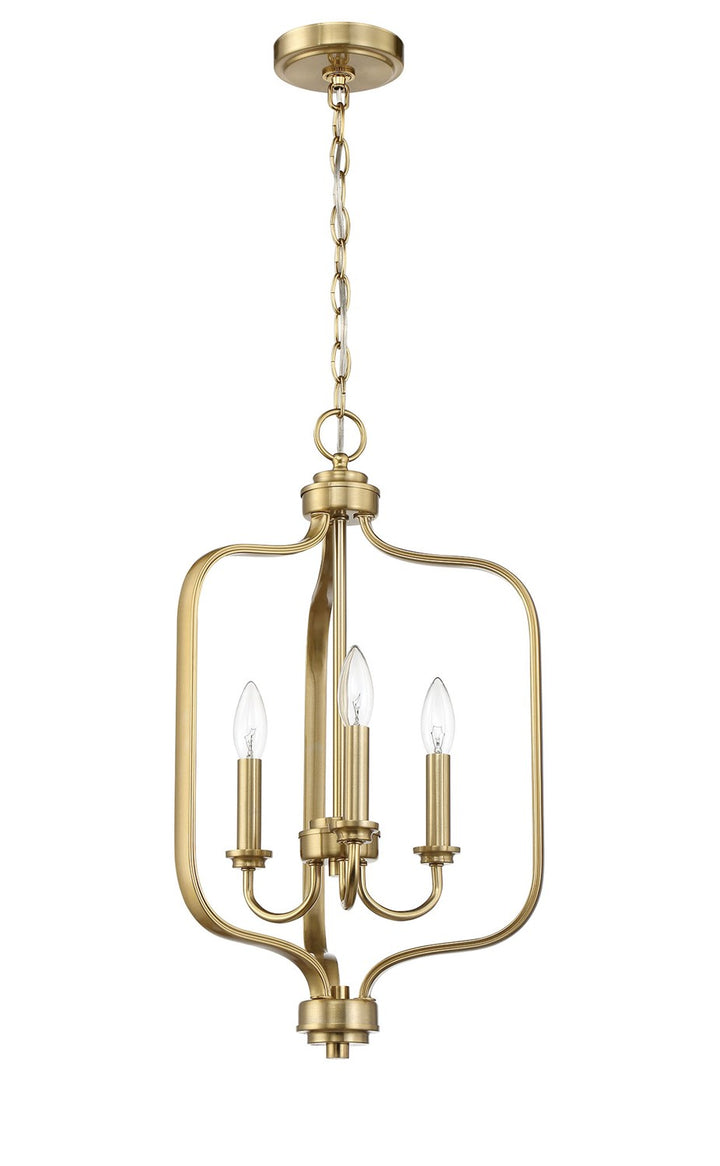 Bolden 3 Light Foyer in Satin Brass by Craftmade