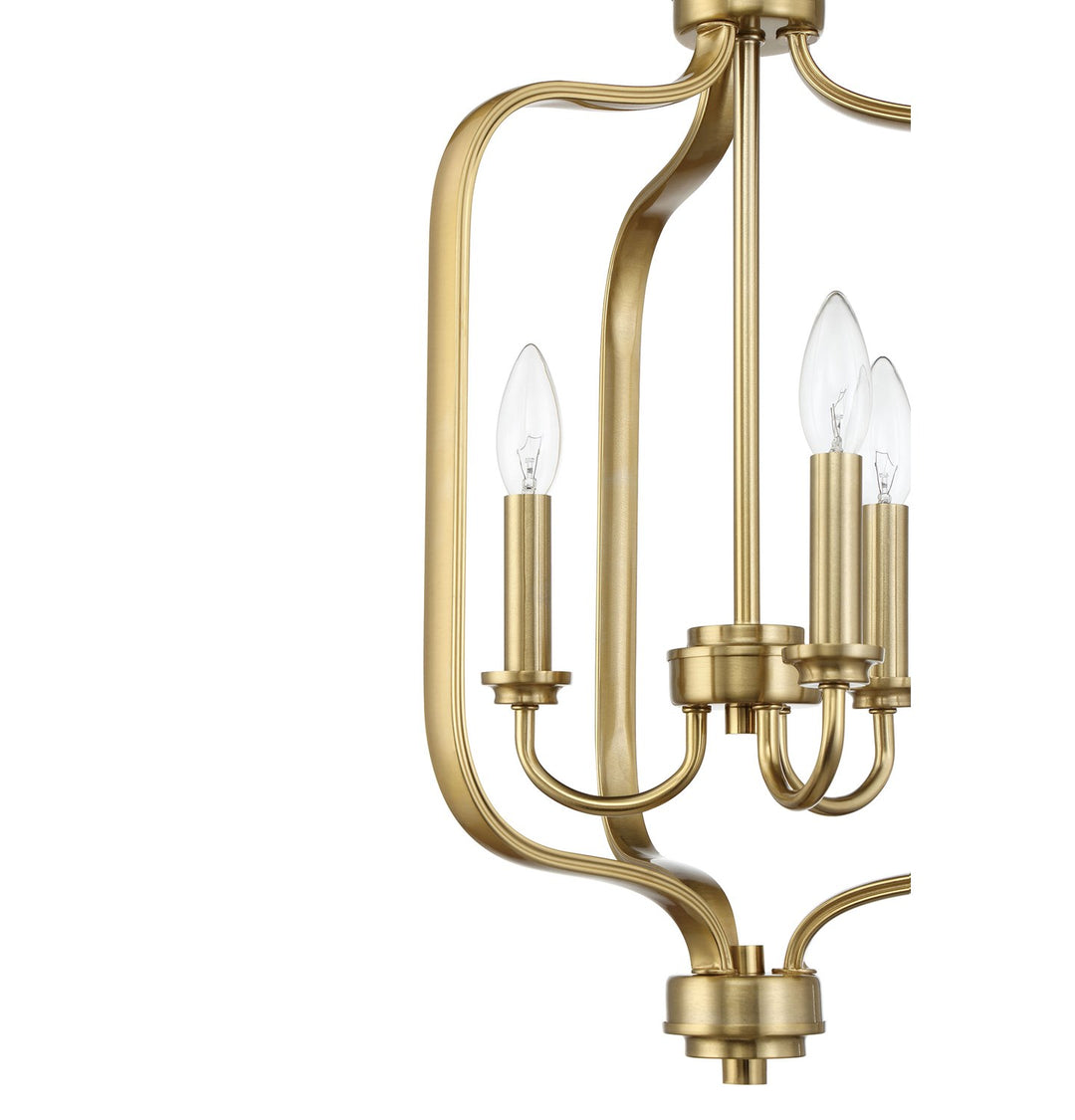 Bolden 3 Light Foyer in Satin Brass