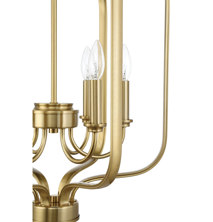 Bolden 6 Light Foyer in Satin Brass