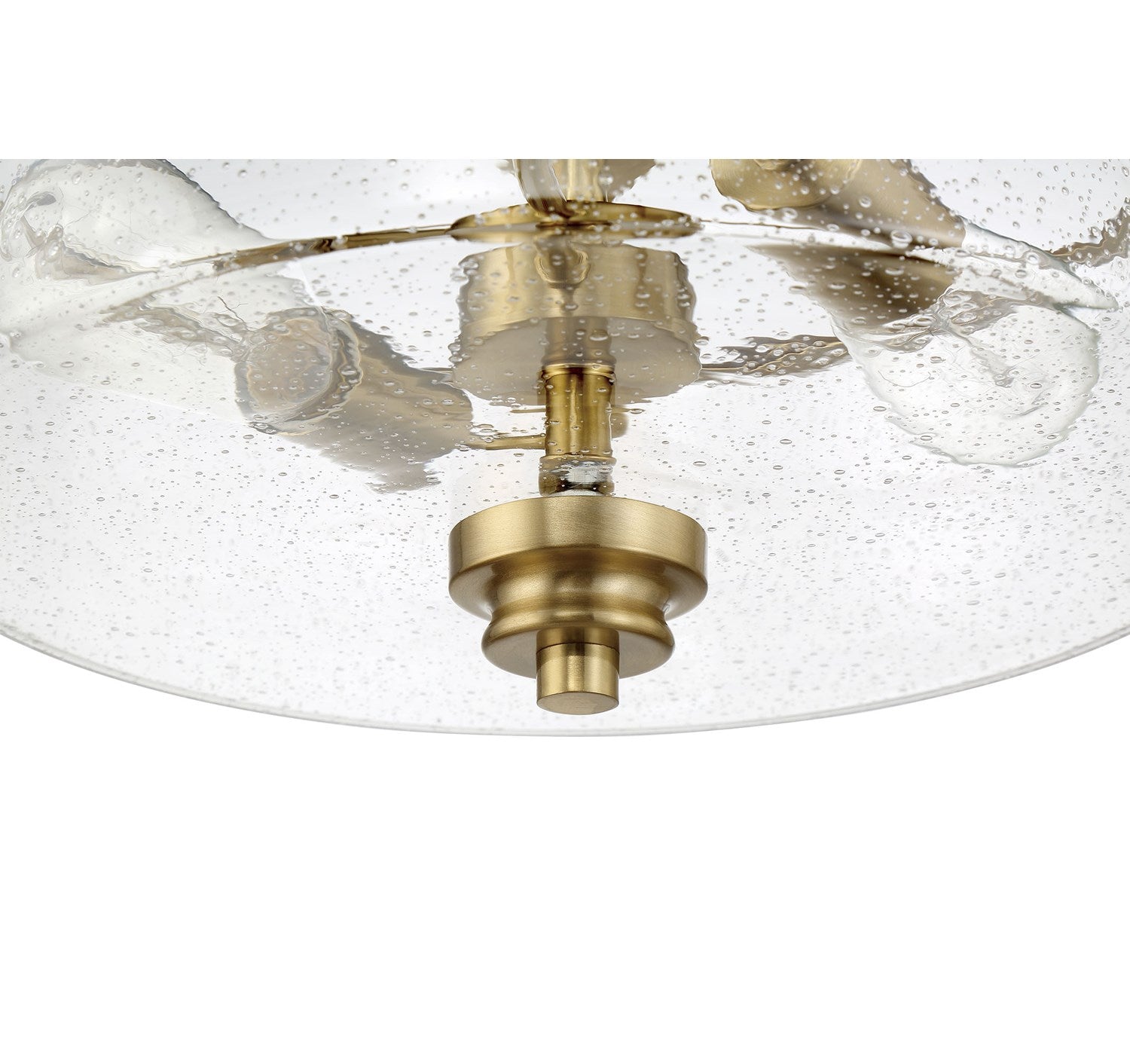 Bolden 2 Light Convertible Semiflush in Satin Brass