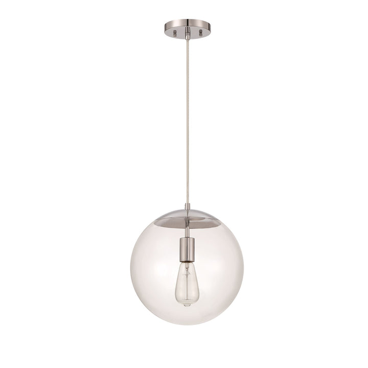 Gaze 1 Light 12in Pendant in Chrome by Craftmade