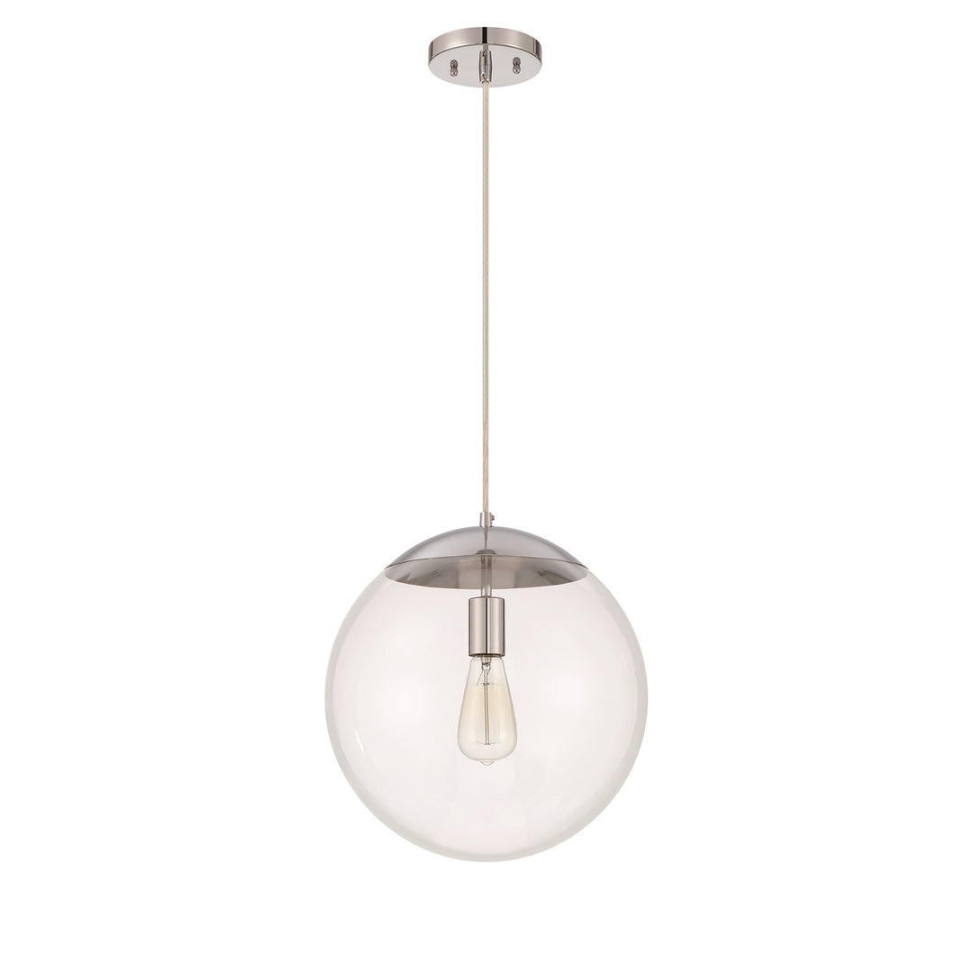 Gaze 1 Light 14in Pendant in Chrome by Craftmade