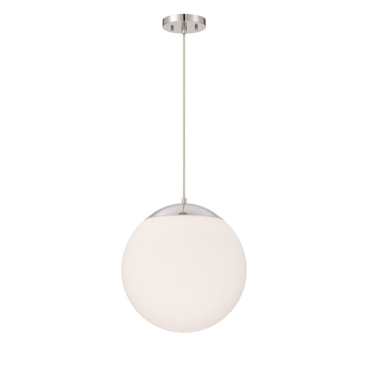 Gaze 1 Light 14in Pendant in Chrome