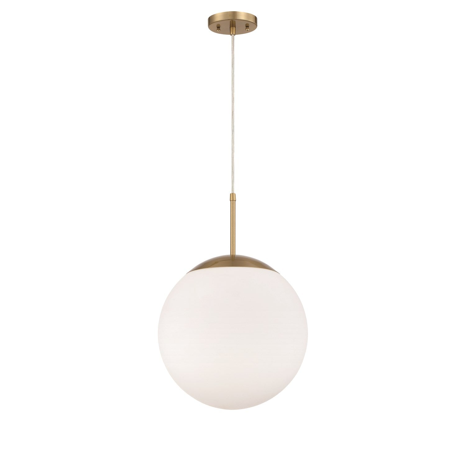 Gaze 1 Light 14in Pendant in Satin Brass