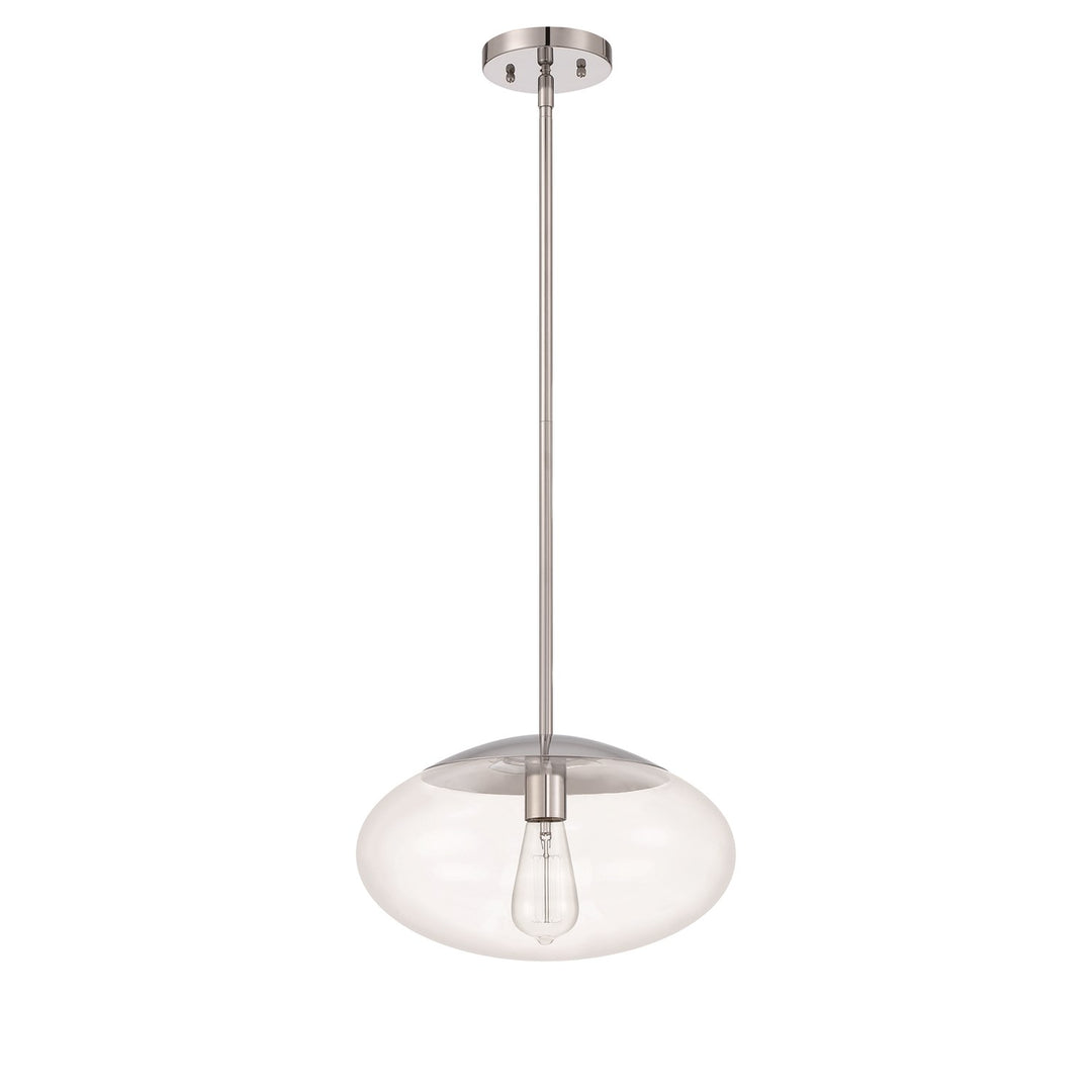 Gaze 1 Light 14in Pendant in Chrome by Craftmade