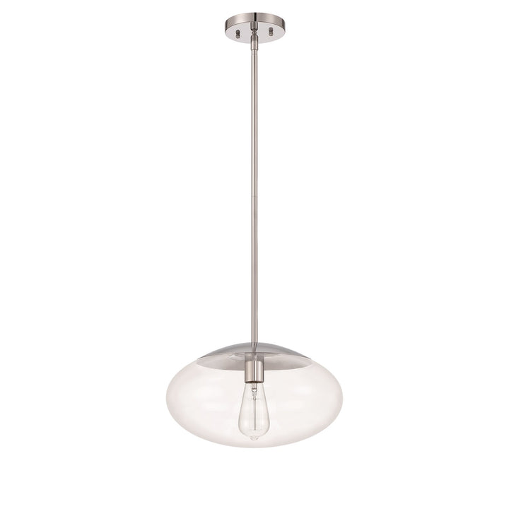 Gaze 1 Light 14in Pendant in Chrome by Craftmade