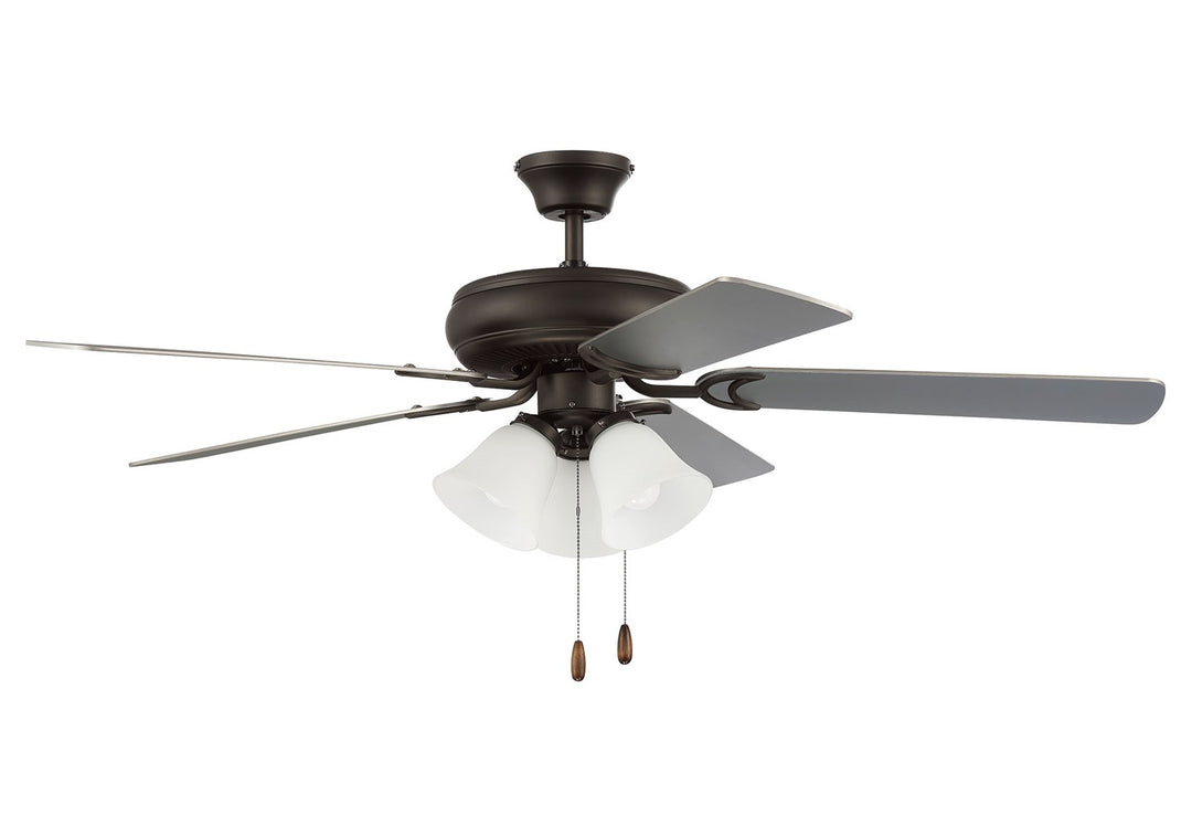 52in Decorator's Choice 3 Light in Espresso w/ Walnut/Espresso Blades by Craftmade
