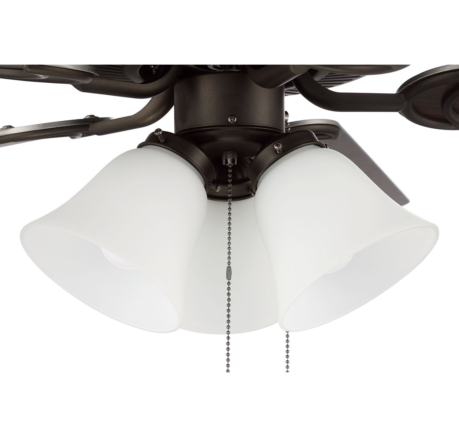52in Decorator's Choice 3 Light in Espresso w/ Walnut/Espresso Blades