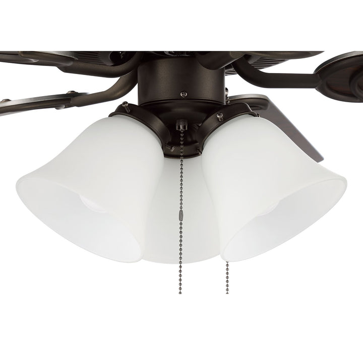 52in Decorator's Choice 3 Light in Espresso w/ Walnut/Espresso Blades