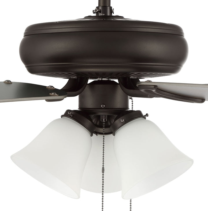 52in Decorator's Choice 3 Light in Espresso w/ Walnut/Espresso Blades