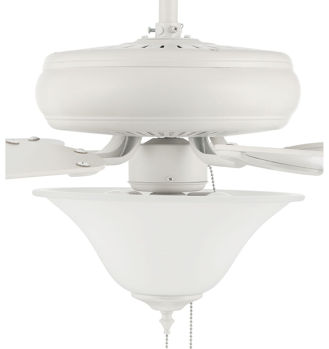 52in Decorator's Choice 3 Light in Matte White w/ Matte White Blades