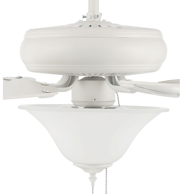 52in Decorator's Choice 3 Light in Matte White w/ Matte White Blades