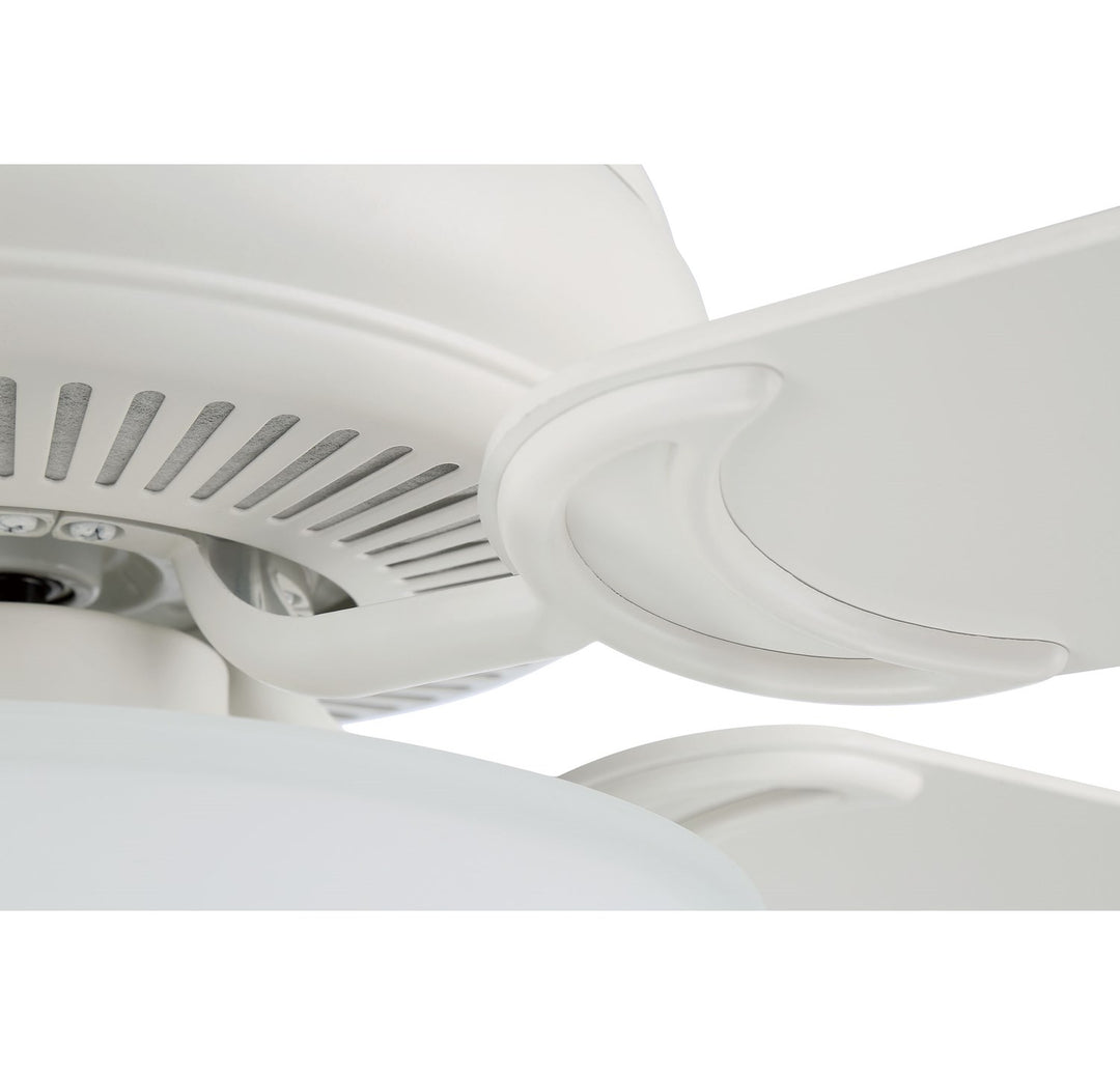52in Decorator's Choice 3 Light in Matte White w/ Matte White Blades