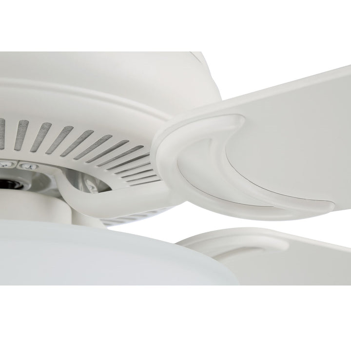 52in Decorator's Choice 3 Light in Matte White w/ Matte White Blades
