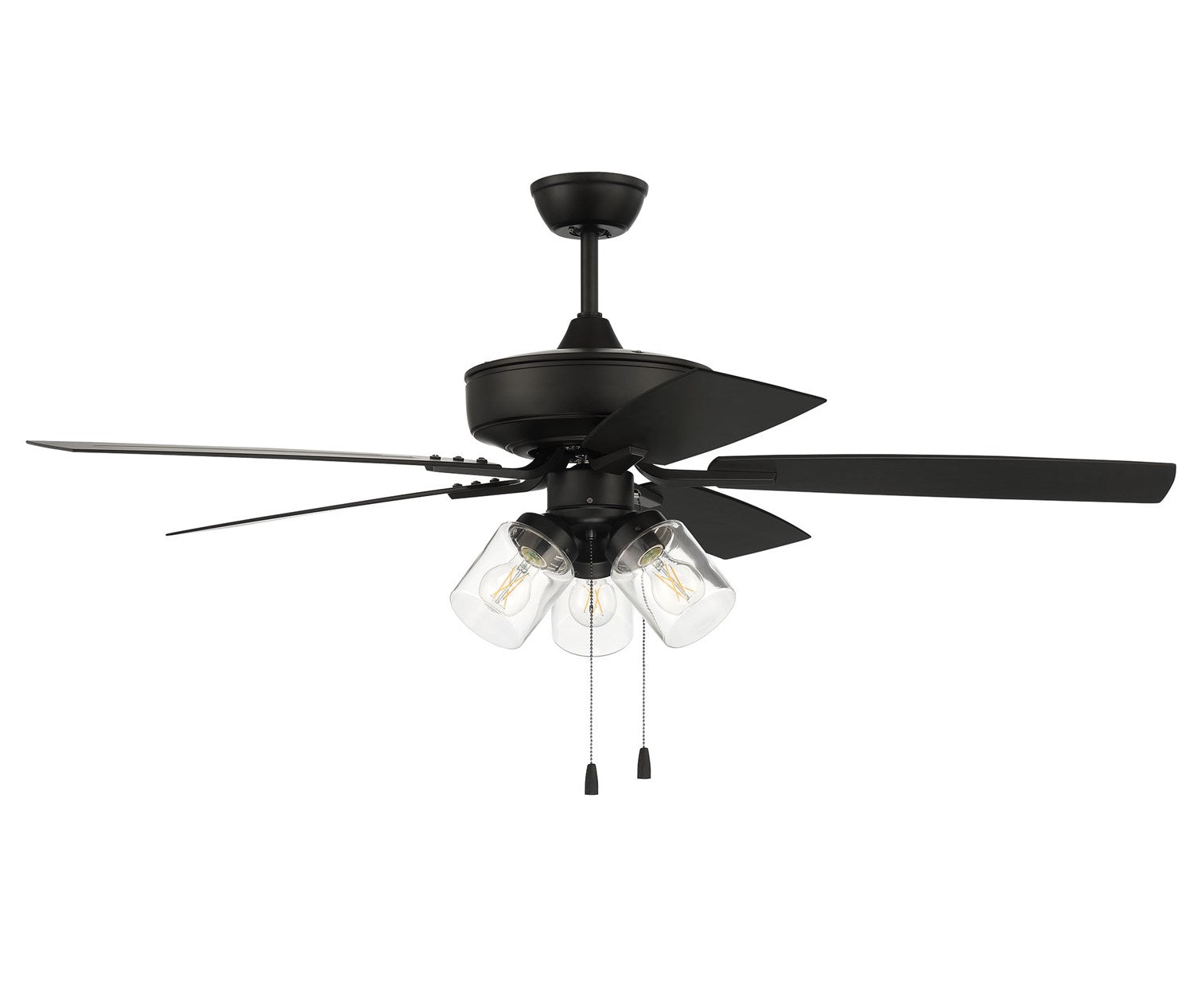 52in Outdoor Pro Plus 104 in Flat Black  w/ Flat Black Blades by Craftmade