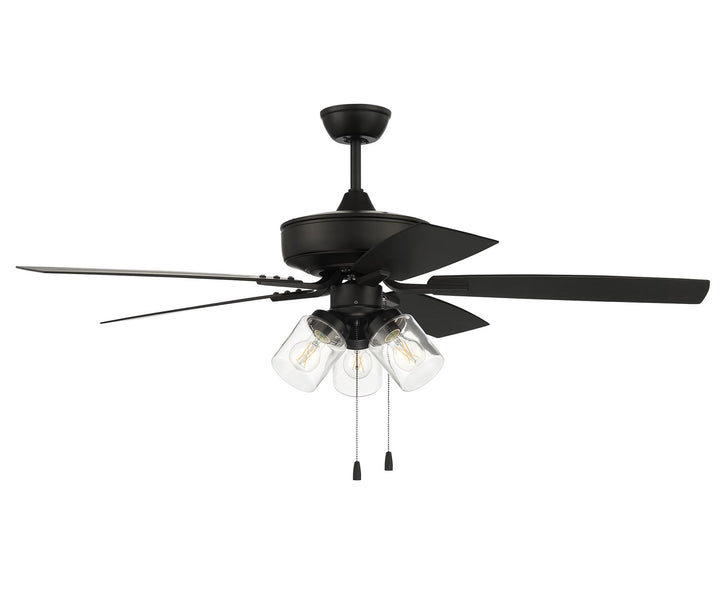 52in Outdoor Pro Plus 104 in Flat Black  w/ Flat Black Blades by Craftmade