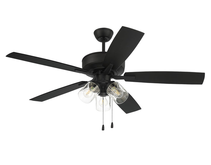 52in Outdoor Pro Plus 104 in Flat Black  w/ Flat Black Blades