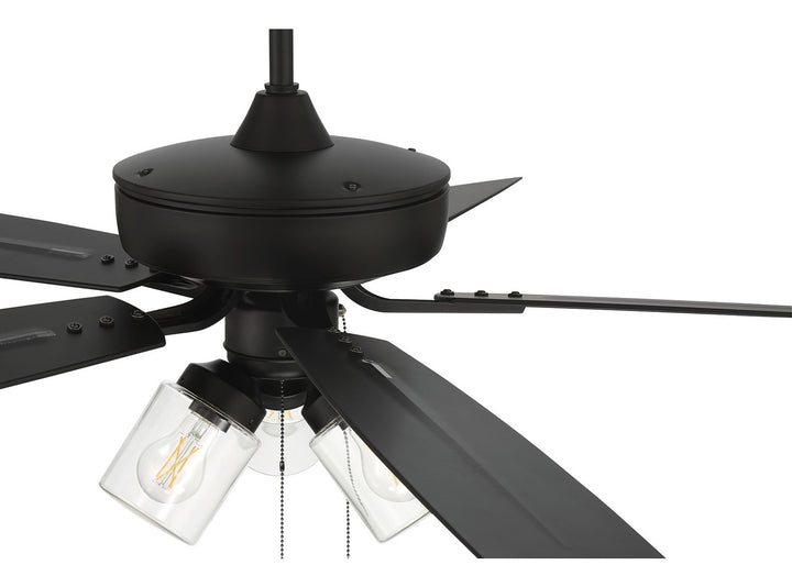52in Outdoor Pro Plus 104 in Flat Black  w/ Flat Black Blades