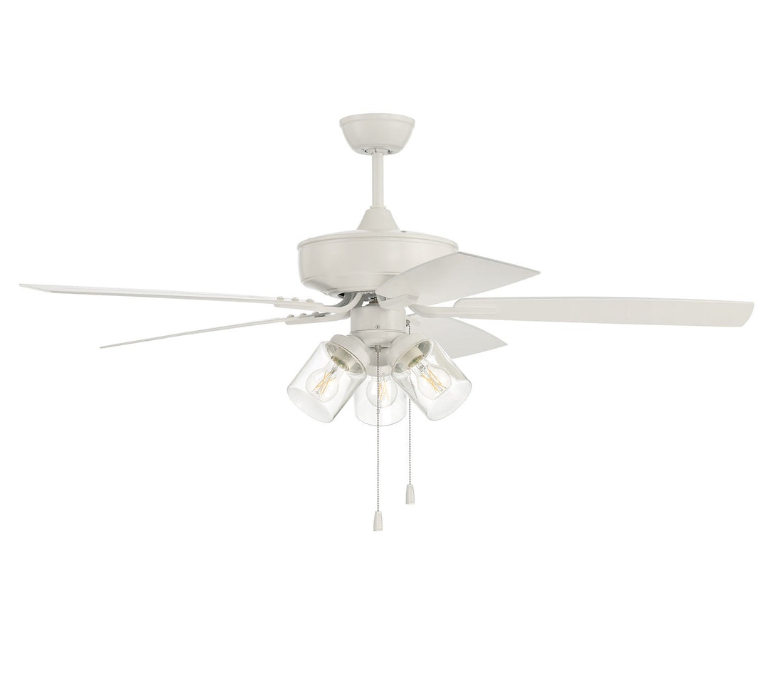 52in Outdoor Pro Plus 104 in White w/ Matte White Blades by Craftmade
