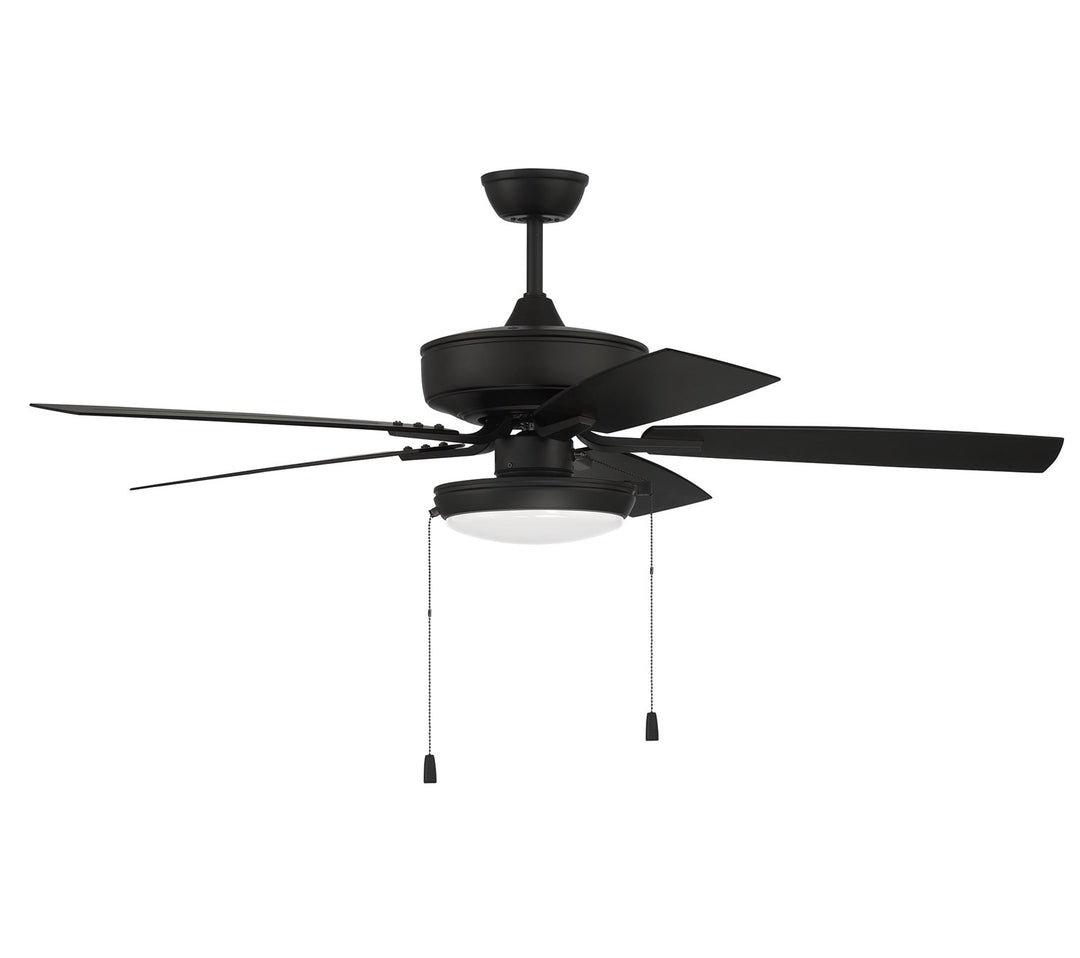 52in Outdoor Pro Plus 119 in Flat Black  w/ Flat Black Blades by Craftmade