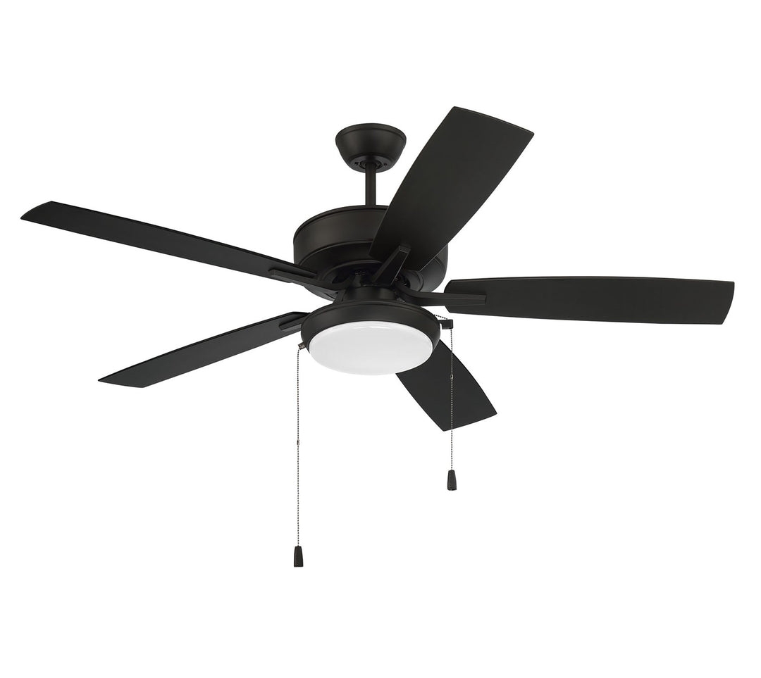 52in Outdoor Pro Plus 119 in Flat Black  w/ Flat Black Blades