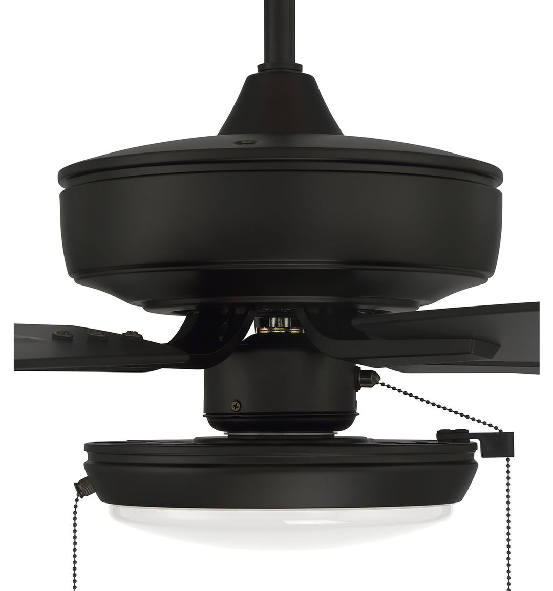 52in Outdoor Pro Plus 119 in Flat Black  w/ Flat Black Blades