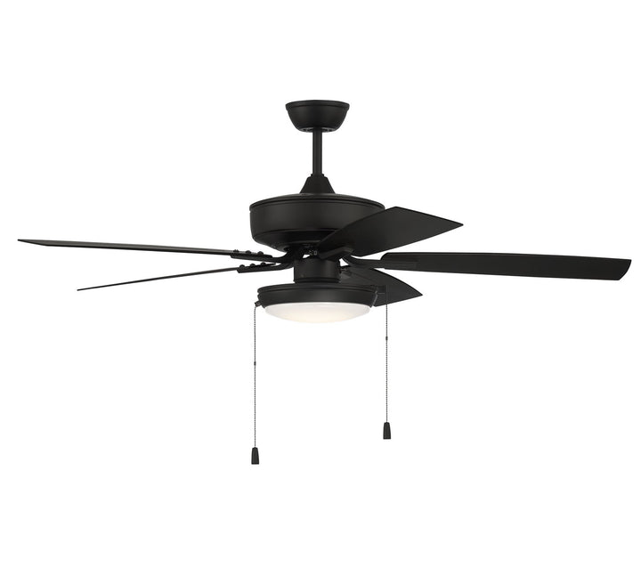 52in Outdoor Pro Plus 119 in Flat Black  w/ Flat Black Blades