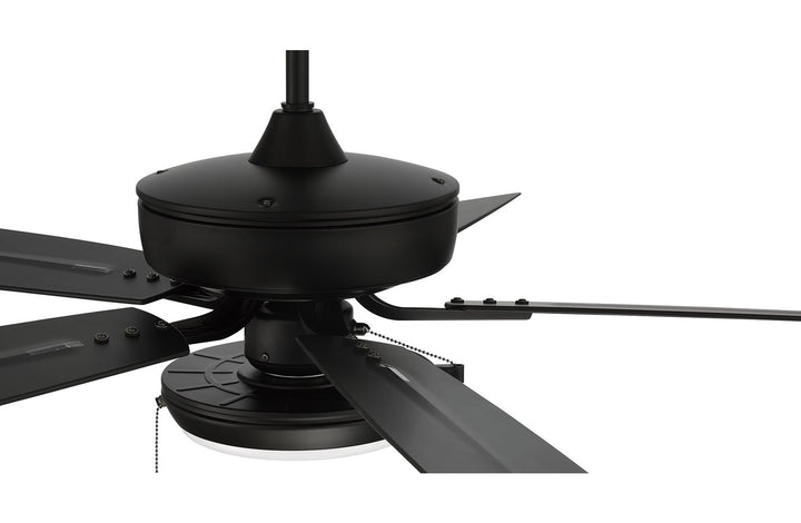 52in Outdoor Pro Plus 119 in Flat Black  w/ Flat Black Blades
