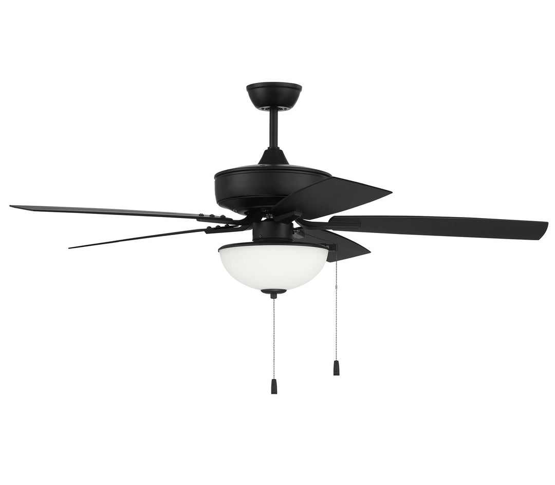 52in Outdoor Pro Plus 211 in Flat Black  w/ Flat Black Blades by Craftmade
