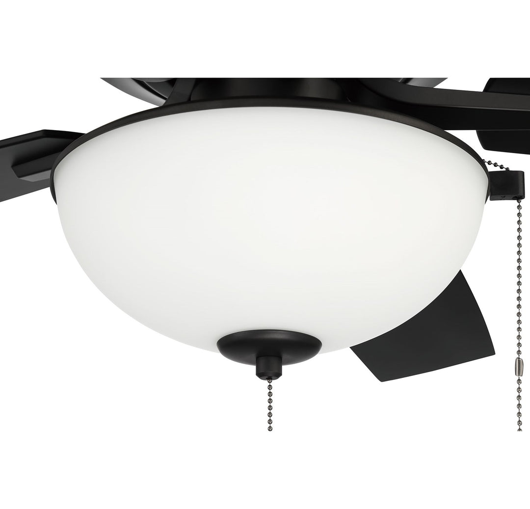 52in Outdoor Pro Plus 211 in Flat Black  w/ Flat Black Blades
