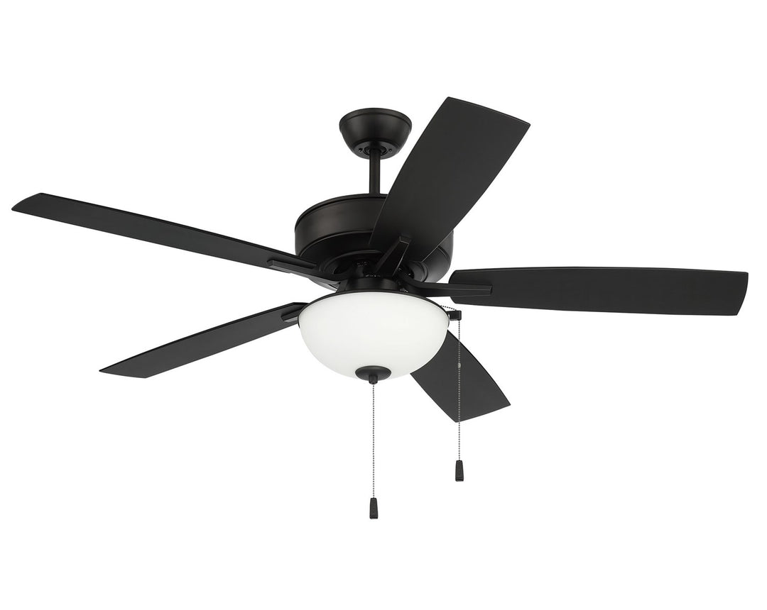 52in Outdoor Pro Plus 211 in Flat Black  w/ Flat Black Blades