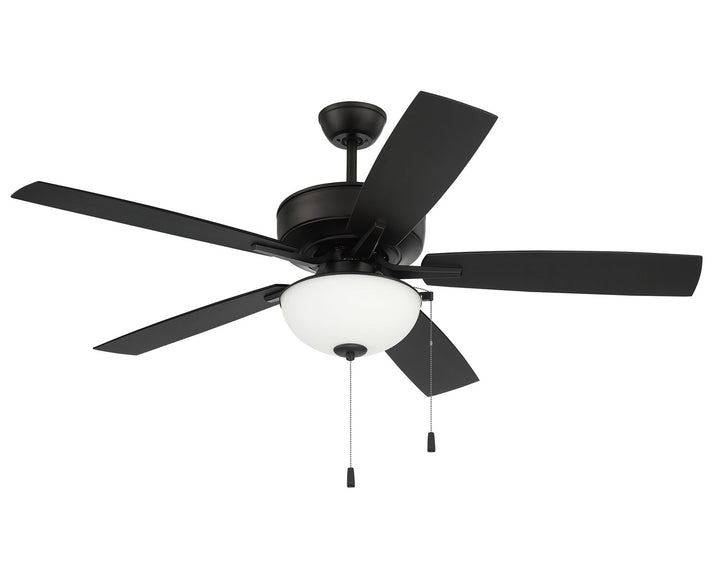 52in Outdoor Pro Plus 211 in Flat Black  w/ Flat Black Blades