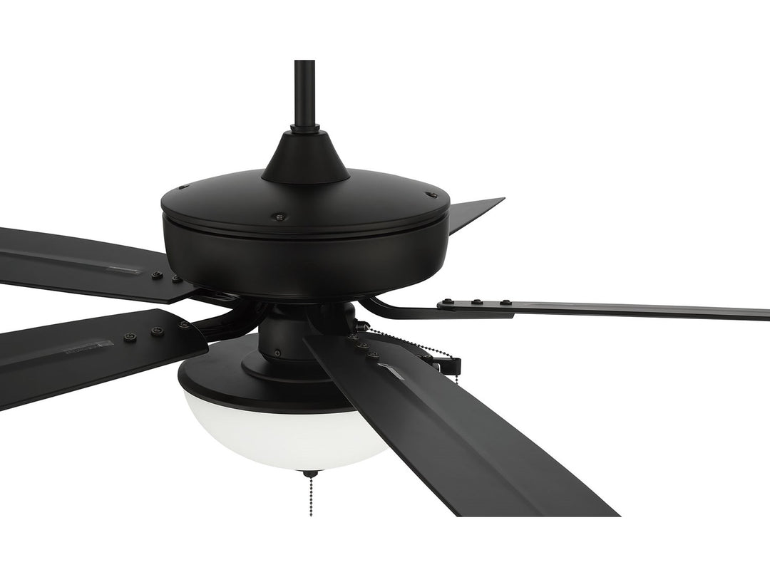 52in Outdoor Pro Plus 211 in Flat Black  w/ Flat Black Blades